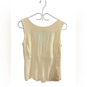 Nice Things Cream Sleeveless Top